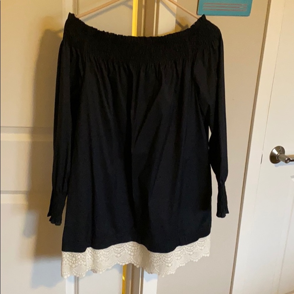 Zara off the shoulder dress